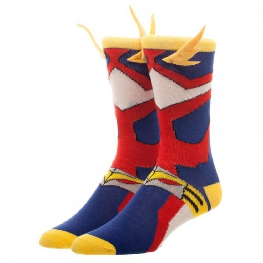 My Hero Academia Cosplay Men's Crew Socks 3D Wings Anime Manga MHA